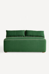 Magnolia Linen-Blend Dining Bench - thumbnail 1