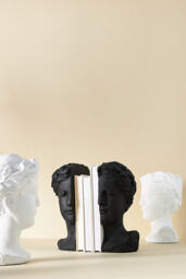 Grecian Bust Bookends - thumbnail 2