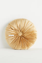 Clara Embroidered Velvet Cushion - thumbnail 3