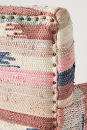 Marija Woven Rag Rug Accent Chair - thumbnail 8
