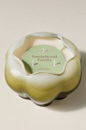 Posie Woody Sandalwood Vanilla Glass Candle - thumbnail 3