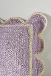 Jute Scallop Pillow - thumbnail 4