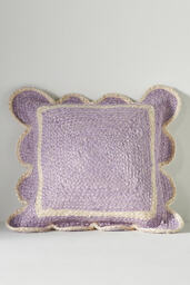 Jute Scallop Pillow - thumbnail 2