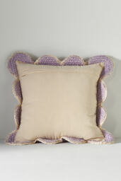 Jute Scallop Pillow - thumbnail 3