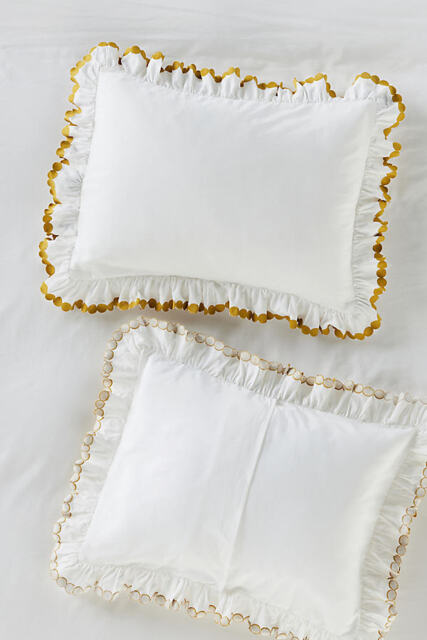 Maeve Liet Cotton Sateen Embroidered Pillowcases, Set of 2