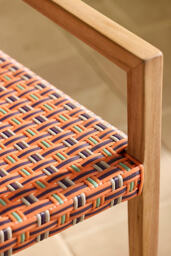 Terrain Havana Wicker & Teak Dining Chair, Global - thumbnail 5