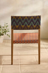 Terrain Havana Wicker & Teak Dining Chair, Global - thumbnail 3
