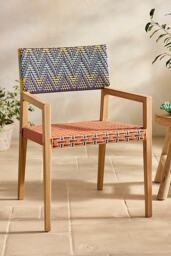 Terrain Havana Wicker & Teak Dining Chair, Global