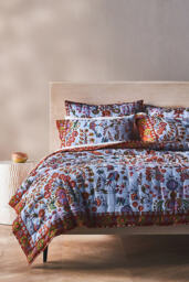Kelcey Hibiscus Organic Cotton Quiltu200bed Bedspread