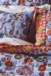 Kelcey Hibiscus Organic Cotton Quiltu200bed Bedspread - thumbnail 2