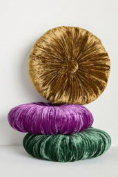 Le Petit Velvet Round Cushion - thumbnail 2