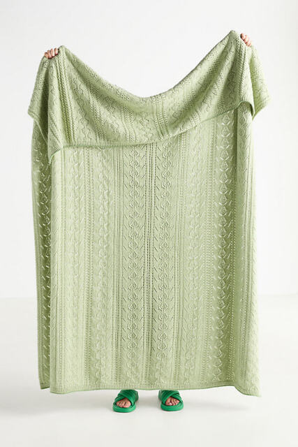 Sabrina Cotton Knit Throw Blanket - image 1