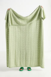 Sabrina Cotton Knit Throw Blanket - thumbnail 1