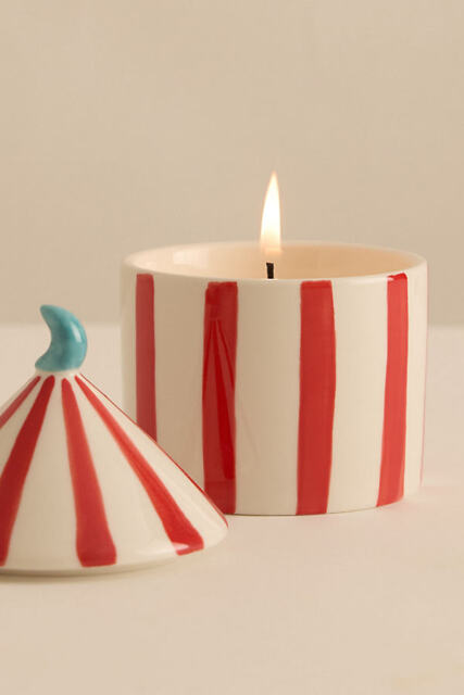 Zesty Lemons London Juicy Plum & Pomegranate Carnival Ceramic Candle - image 1