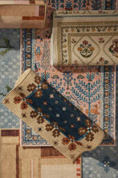 Ruggable Washable Trellis Floral Olivia Rug - thumbnail 6