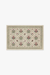 Ruggable Washable Trellis Floral Olivia Rug - thumbnail 9