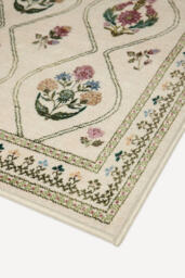 Ruggable Washable Trellis Floral Olivia Rug - thumbnail 7