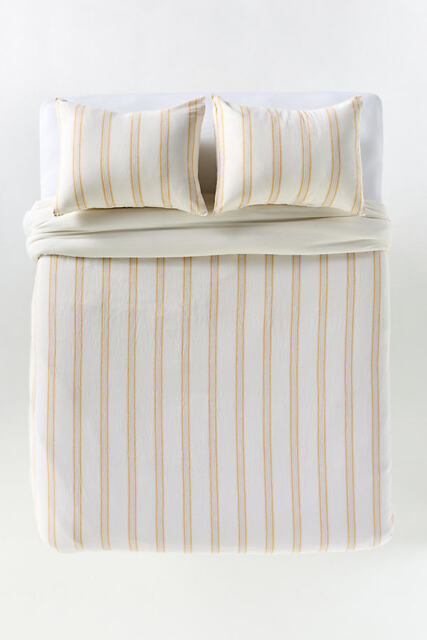 Linen Cotton Yarn Dyed Duvet Cover - image 1