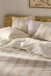 Linen Cotton Yarn Dyed Duvet Cover - thumbnail 3