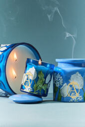 Apothecary 18 Floral Tulip Fields Glass Candle - thumbnail 2