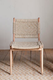 nkuku Vinay Woven Armless Dining Chair - thumbnail 2