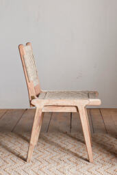 nkuku Vinay Woven Armless Dining Chair - thumbnail 3