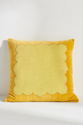 By Anthropologie Vanya Appliqué Square Cushion