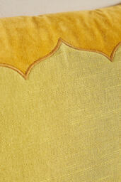 By Anthropologie Vanya Appliqué Square Cushion - thumbnail 4