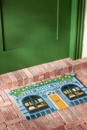 Book Shop Printed Coir Doormat