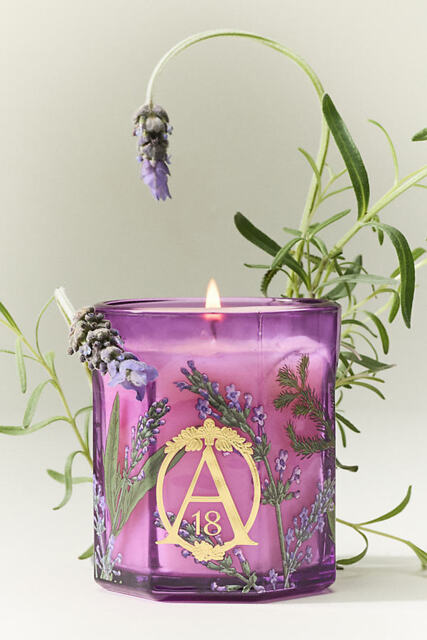 Apothecary 18 Fresh Lavender Balsam Glass Candle - image 1