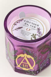 Apothecary 18 Fresh Lavender Balsam Glass Candle - thumbnail 4
