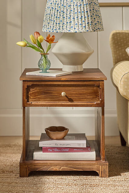 Whitney Wood Side Table - image 1