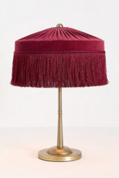 Sinclair Fringe Velvet Table Lamp
