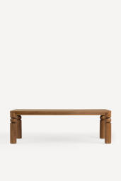 Cas Rectangular Turned Wood Dining Table - thumbnail 5