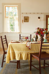 Cas Rectangular Turned Wood Dining Table - thumbnail 4