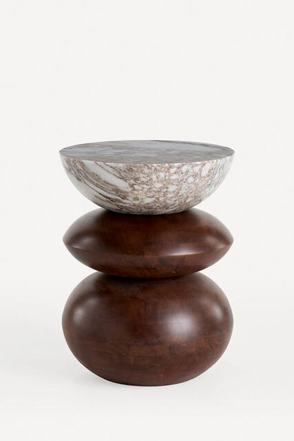 Lucas Marble Side Table - image 1
