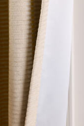 Pieced Stripe Cotton Blend Woven Blackout Curtain - thumbnail 3