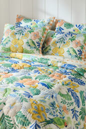 100% Cotton Voile Printed Quilted Bedspread Collection - thumbnail 2