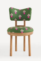 Irie Cheyenne Oak Wood Dining Chair - thumbnail 2