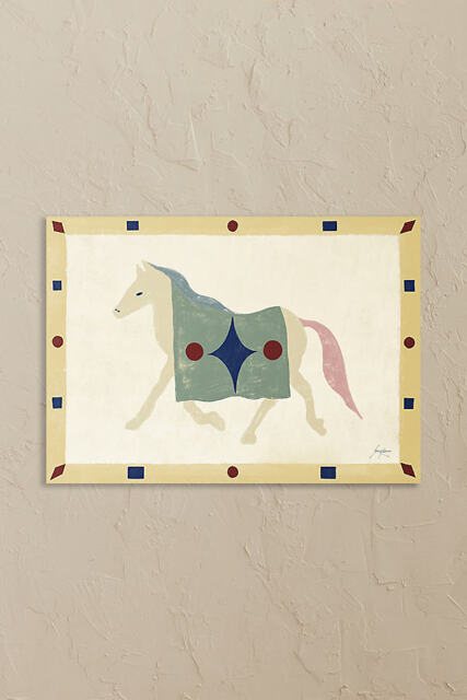 The Poster Club Horse Geometri Wall Art Print - image 1
