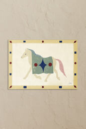 The Poster Club Horse Geometri Wall Art Print