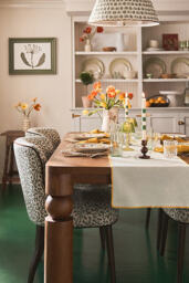 Meryl Walnut Dining Chair - thumbnail 1