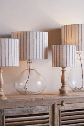 nkuku Sanja Cotton Stripe Lampshade - thumbnail 2