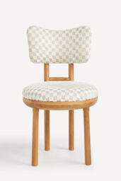 Irie Jacquard Dining Chair - thumbnail 2
