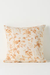 Emmett Cotton Printed Floral Cushion - thumbnail 1