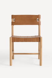 Leather Sling Dining Chair - thumbnail 2