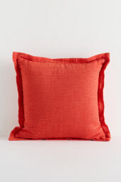 By Anthropologie Emory Linen Velvet Bordered Pillow - thumbnail 8