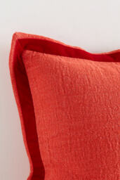 By Anthropologie Emory Linen Velvet Bordered Pillow - thumbnail 6
