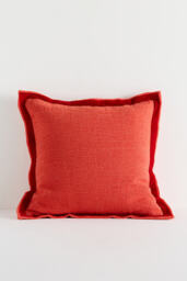 By Anthropologie Emory Linen Velvet Bordered Pillow - thumbnail 7