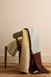 noo. ma Hili Wool Throw Blanket